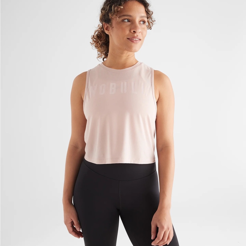 No Bull muscle Tank in dusty rose